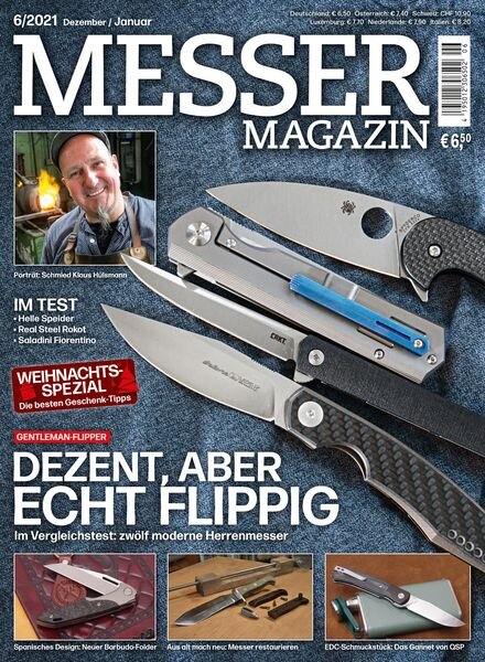 Messer Magazin – Dezember 2021 Cover
