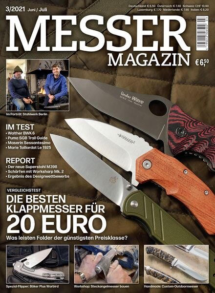 Messer Magazin – Juni 2021 Cover