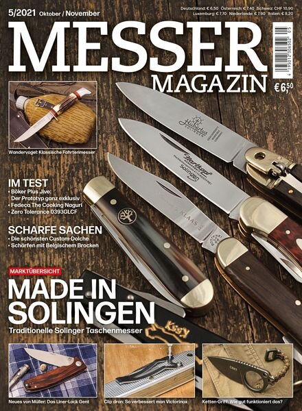 Messer Magazin – Oktober 2021 Cover