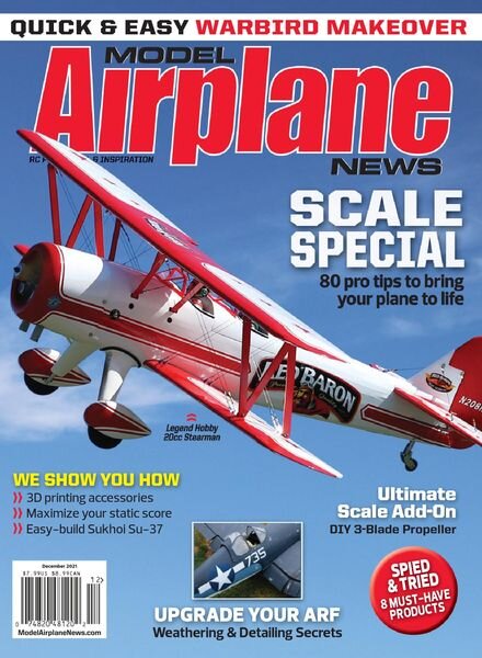 Model Airplane News – December 2021 Cover