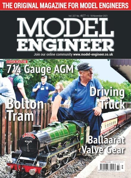 Model Engineer – Issue 4677 – 5 November 2021 Cover