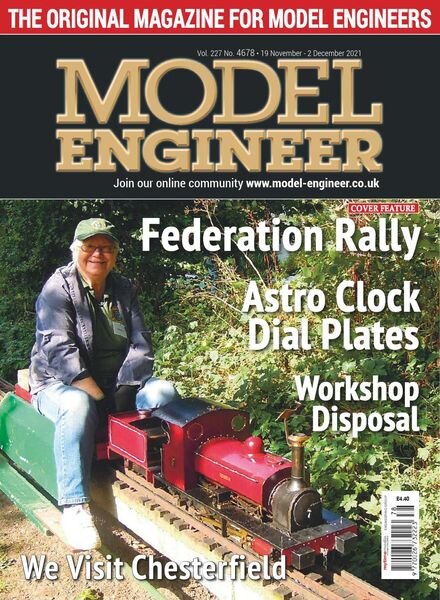 Model Engineer – Issue 4678 – 19 November 2021 Cover