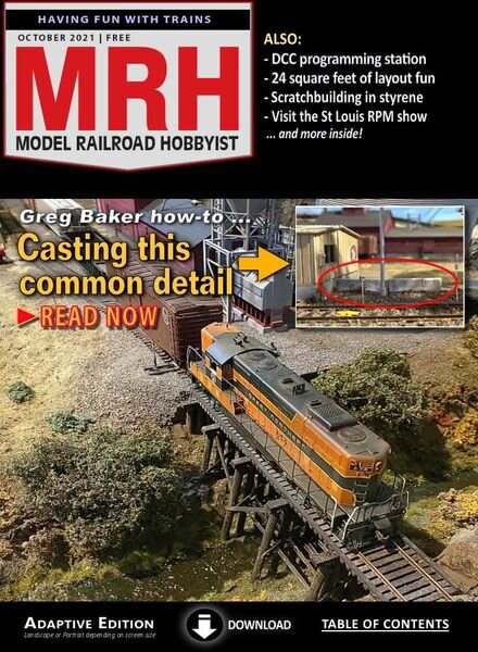 Model Railroad Hobbyist – October 2021 Cover