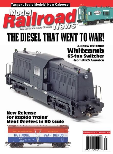 Model Railroad News – November 2021 Cover