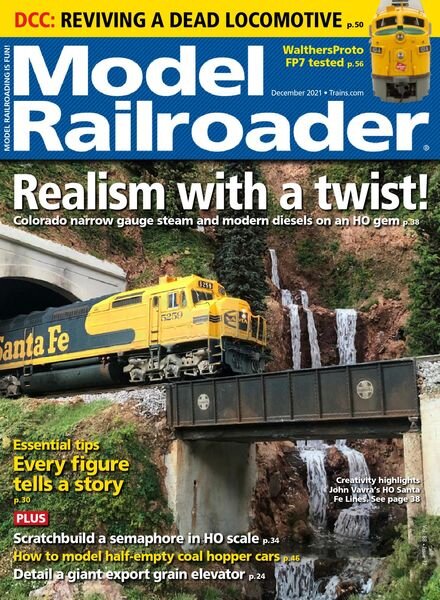 Model Railroader – December 2021 Cover