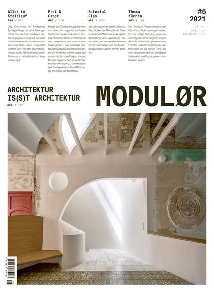 Modulor – 20 Oktober 2021 Cover