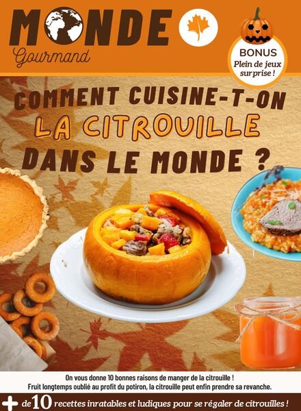 Monde Gourmand – 27 Octobre 2021 Cover