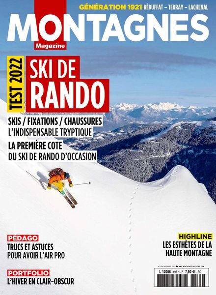 Montagnes Magazine – Novembre 2021 Cover