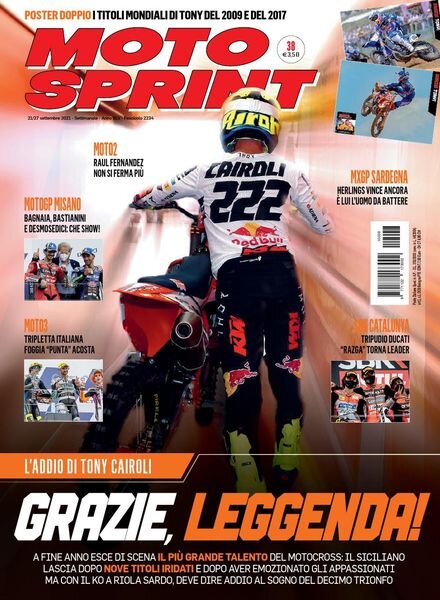 Moto Sprint – 21 Settembre 2021 Cover