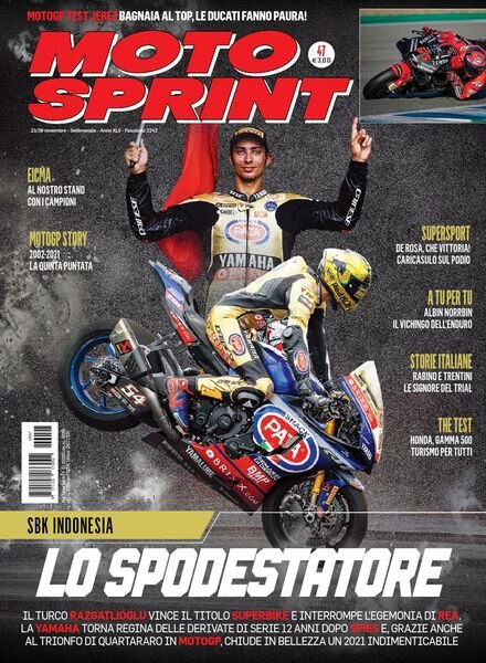 Moto Sprint – 23 Novembre 2021 Cover