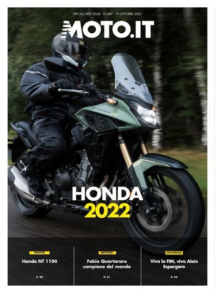 Motoit Magazine – 19 Ottobre 2021 Cover