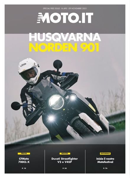 Motoit Magazine – 9 Novembre 2021 Cover