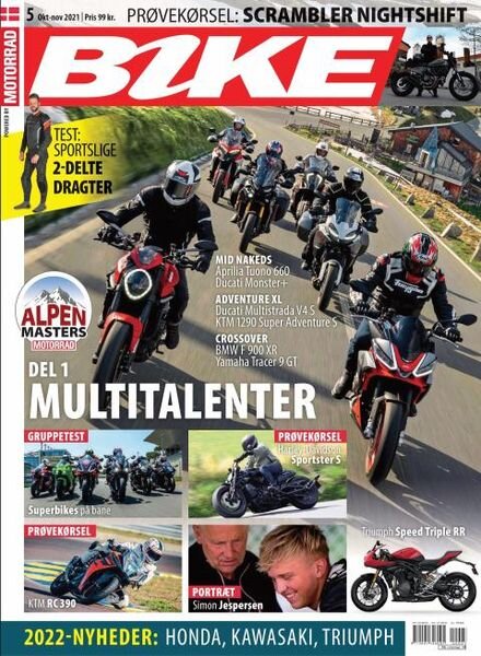 Motorrad Denmark – oktober 2021 Cover