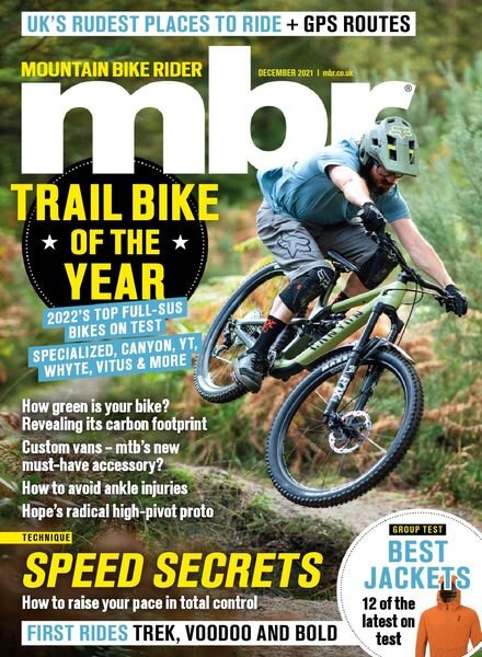 Mountain Bike Rider – December 2021 Cover