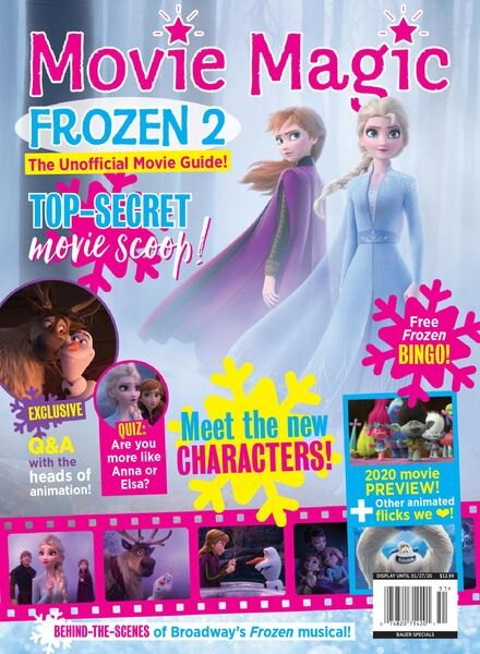 Movie Magic – Frozen 2 – January 2020 Cover