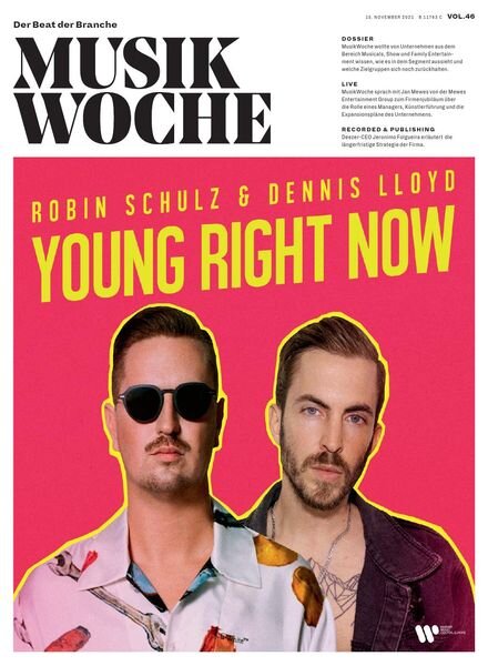 MusikWoche – 15 November 2021 Cover
