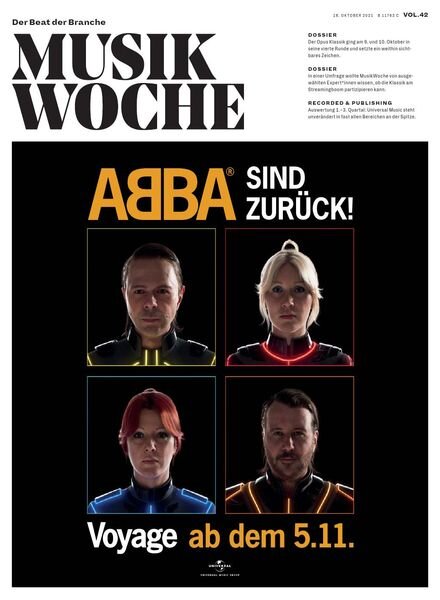 MusikWoche – 18 Oktober 2021 Cover