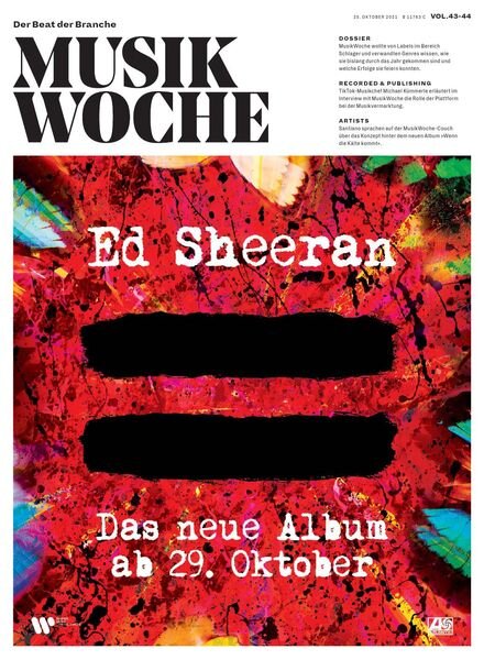 MusikWoche – 25 Oktober 2021 Cover