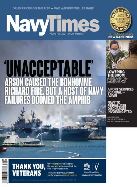 Navy Times – November 2021 Cover