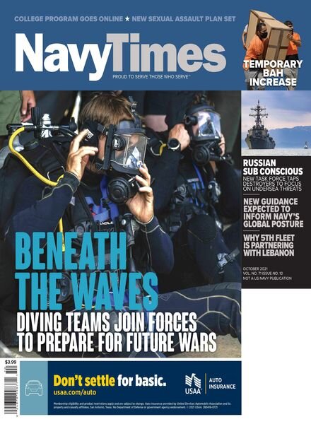Navy Times – October 2021 Cover