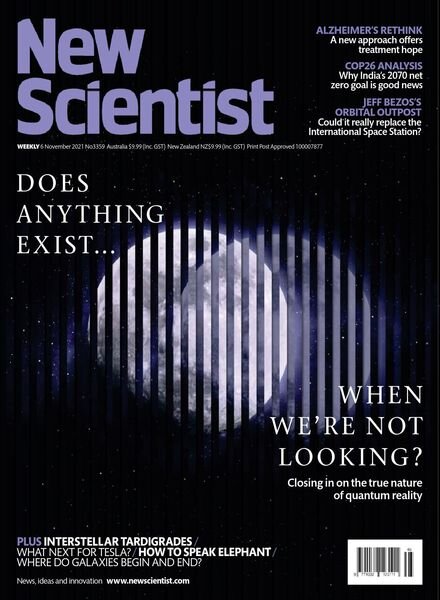 New Scientist Australian Edition – 06 November 2021 Cover