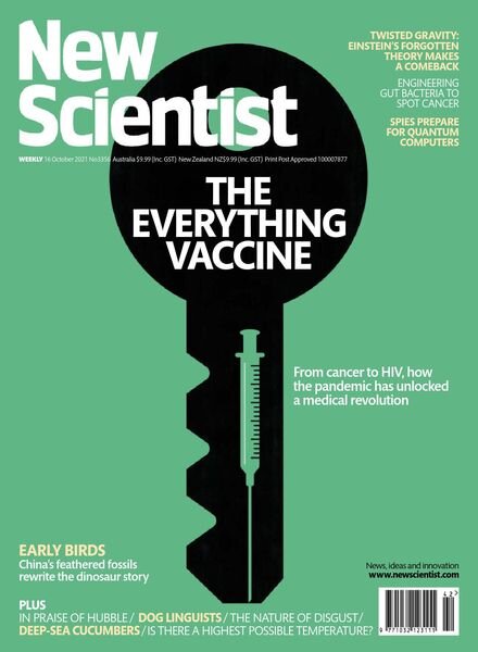 New Scientist Australian Edition – 16 October 2021 Cover