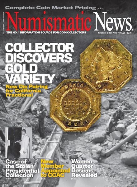 Numismatic News – November 02, 2021 Cover