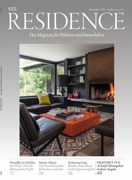 NZZ Residence – November 2021 Cover