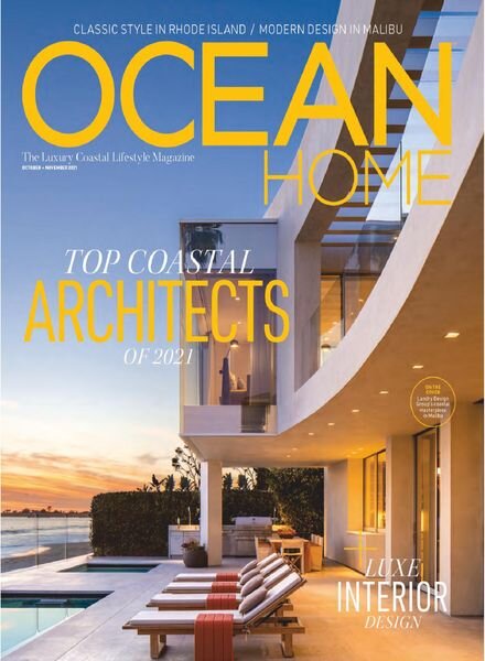 Ocean Home Magazine – October 2021 Cover