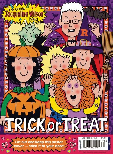 Official Jacqueline Wilson Magazine – 13 October 2021 Cover