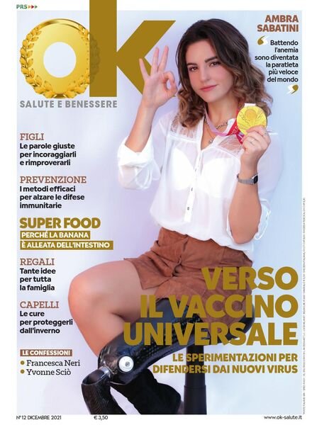 Ok Salute e Benessere – Dicembre 2021 Cover