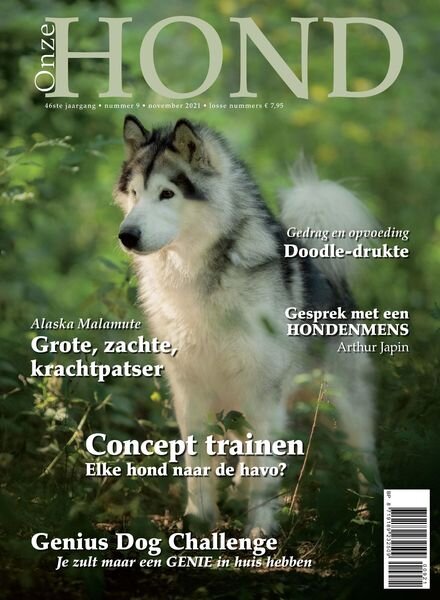 Onze Hond – oktober 2021 Cover