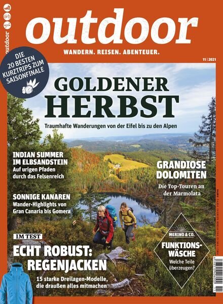 outdoor – Oktober 2021 Cover