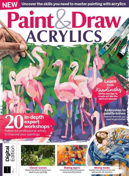 Paint & Draw Acrylics – March 2020 Cover