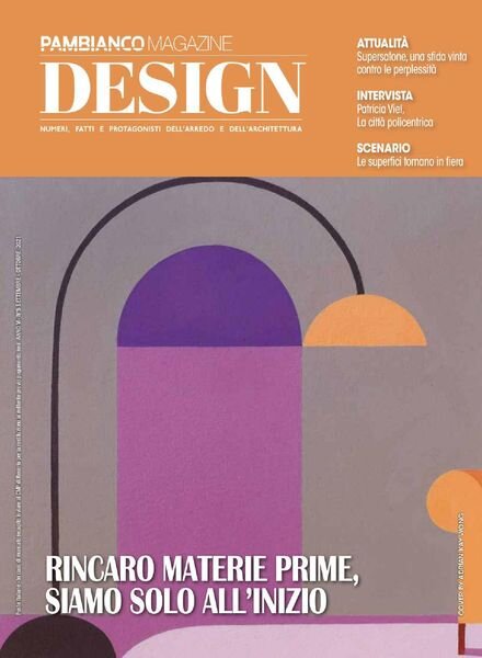 Pambianco Design – Settembre-Ottobre 2021 Cover