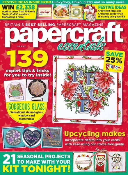 Papercraft Essentials – Issue 203 – September 2021 Cover