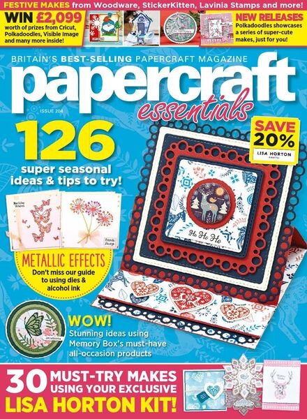 Papercraft Essentials – Issue 204 – 30 September 2021 Cover