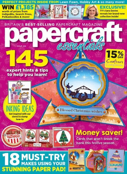 Papercraft Essentials – Issue 205 – October 2021 Cover