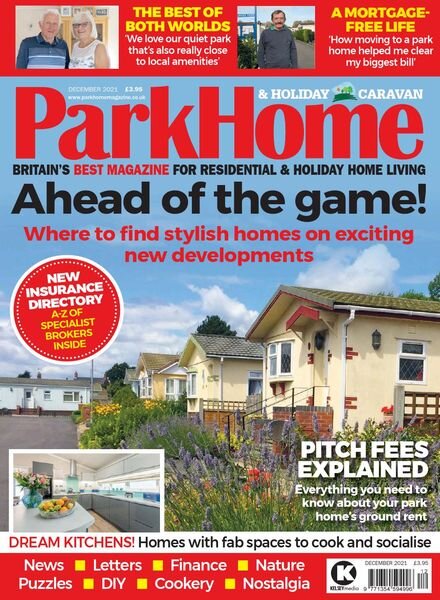 Park Home & Holiday Caravan – December 2021 Cover