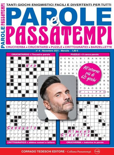 Parole & Passatempi – novembre 2021 Cover