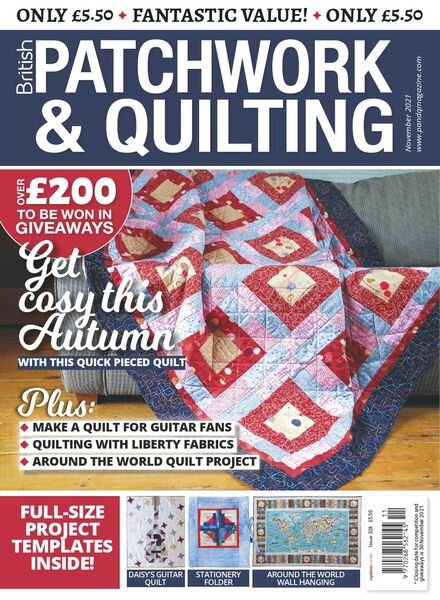 Patchwork & Quilting UK – November 2021 Cover