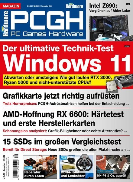 PC Games Hardware – Dezember 2021 Cover