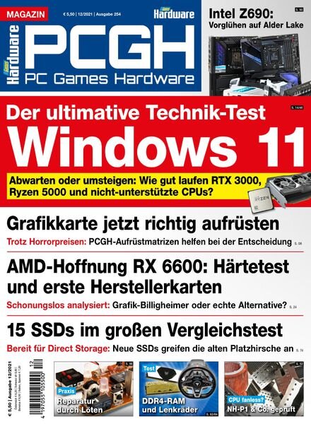 PCGH – Dezember 2021 Cover