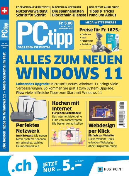 PCtipp – November 2021 Cover