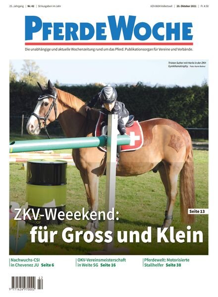PferdeWoche – 20 Oktober 2021 Cover