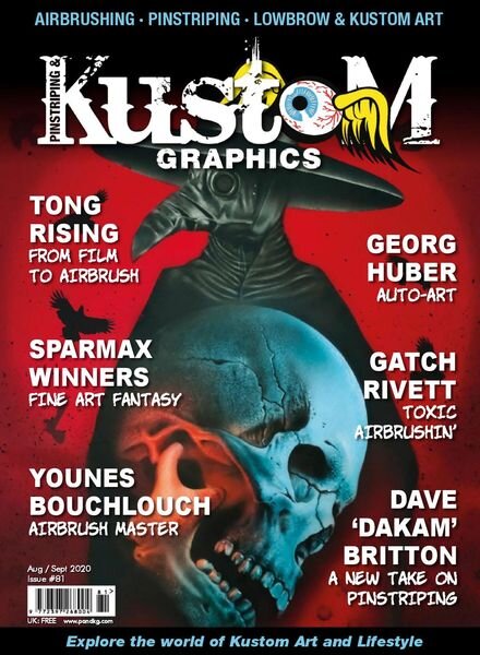 Pinstriping & Kustom Graphics English Edition – August-September 2020 Cover