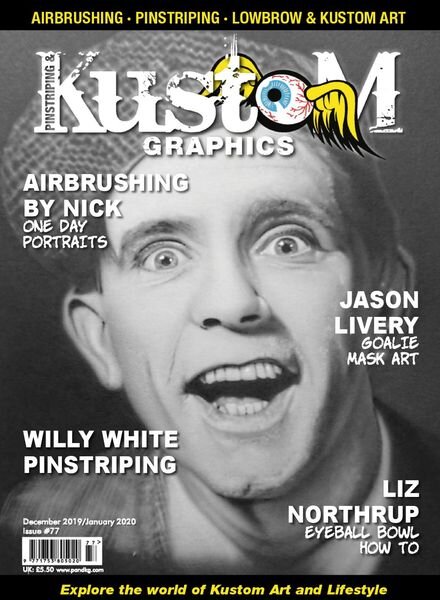 Pinstriping & Kustom Graphics English Edition – December 2019 – January 2020 Cover