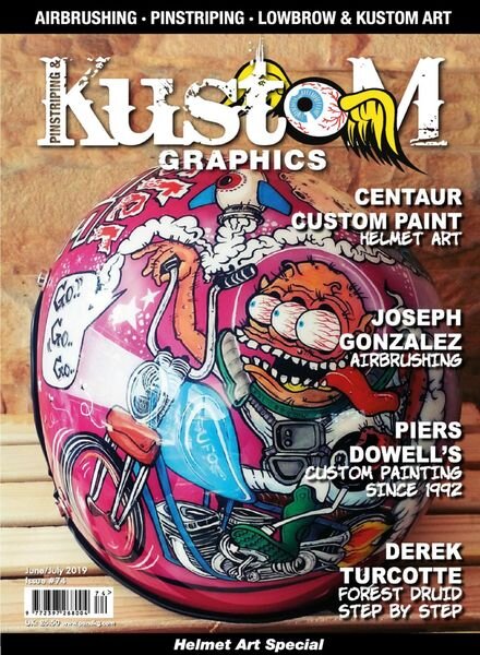 Pinstriping & Kustom Graphics English Edition – June-July 2019 Cover
