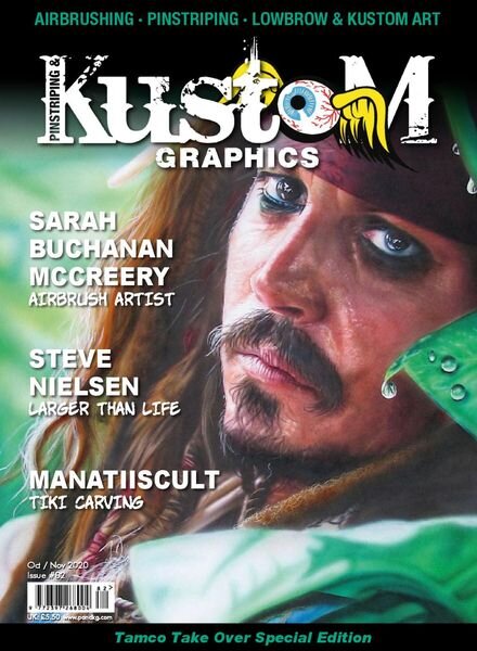 Pinstriping & Kustom Graphics English Edition – October-November 2020 Cover