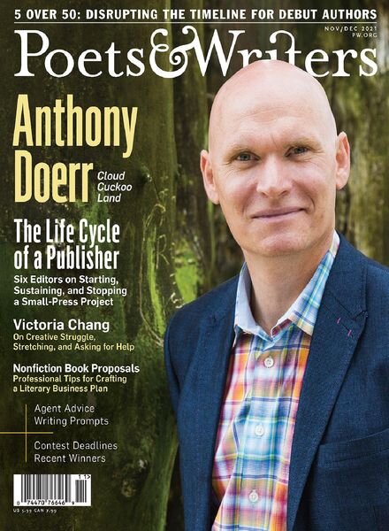 Poets & Writers – November 2021 Cover